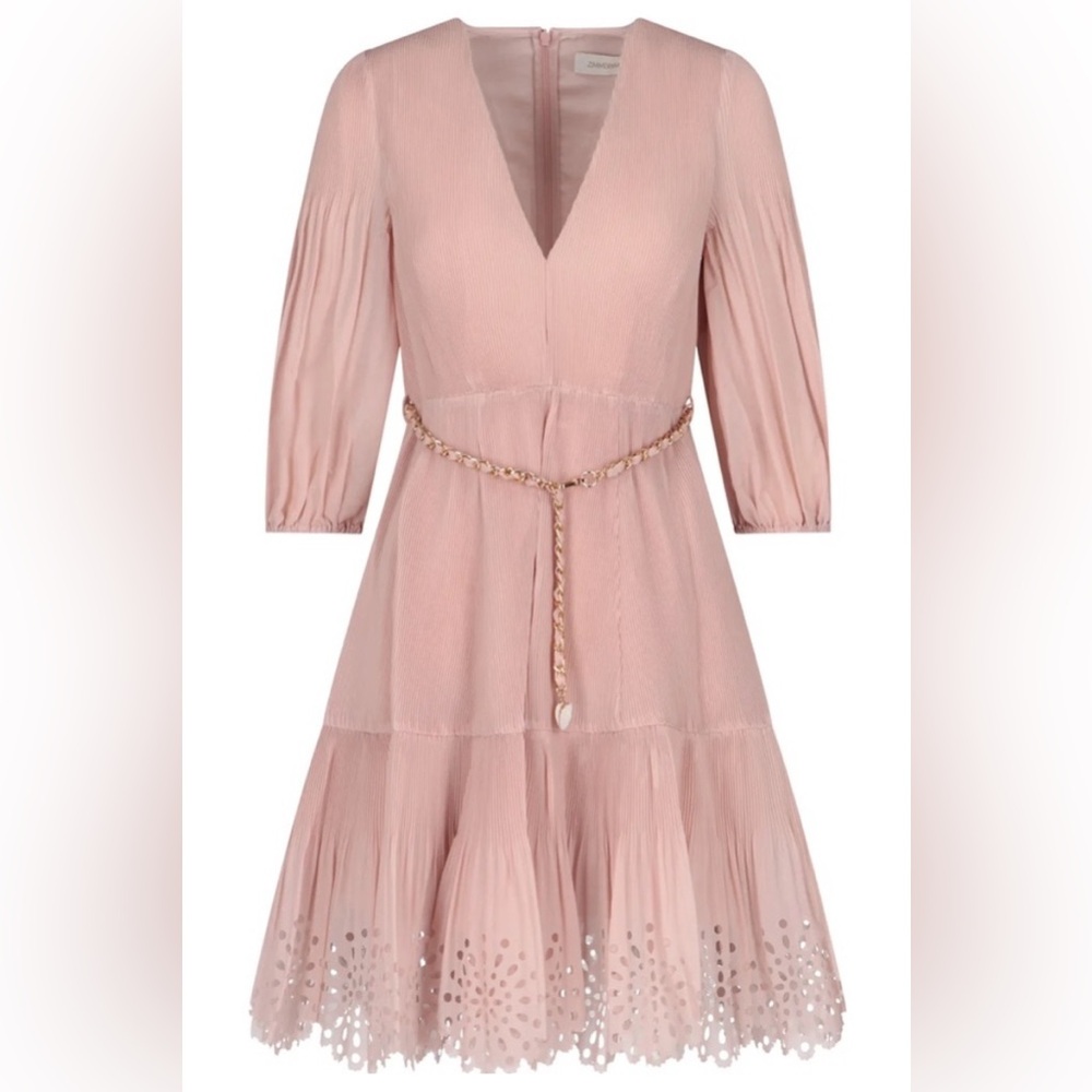 Zimmermann Pink Mini Dress
